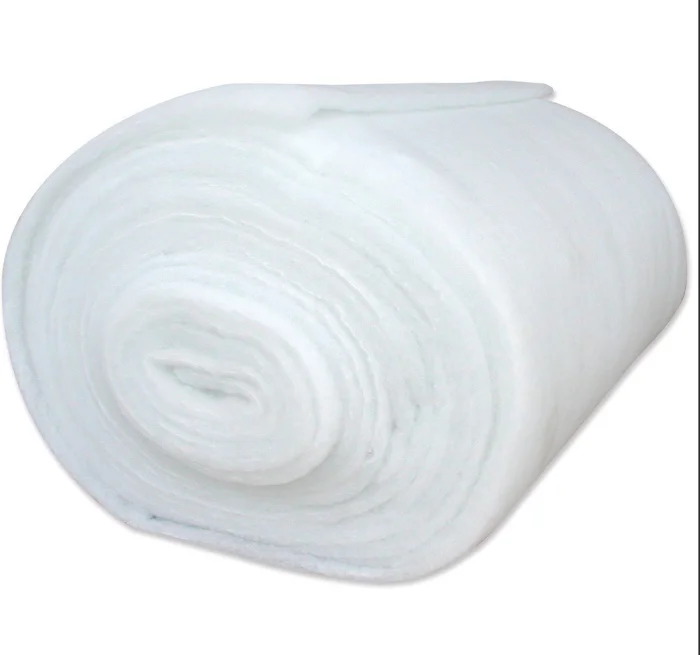 Nonflammable Fireproof Waterproof Pad Filling Mattress Wadding 100% Batting cotton Polyester Wadding Wastes