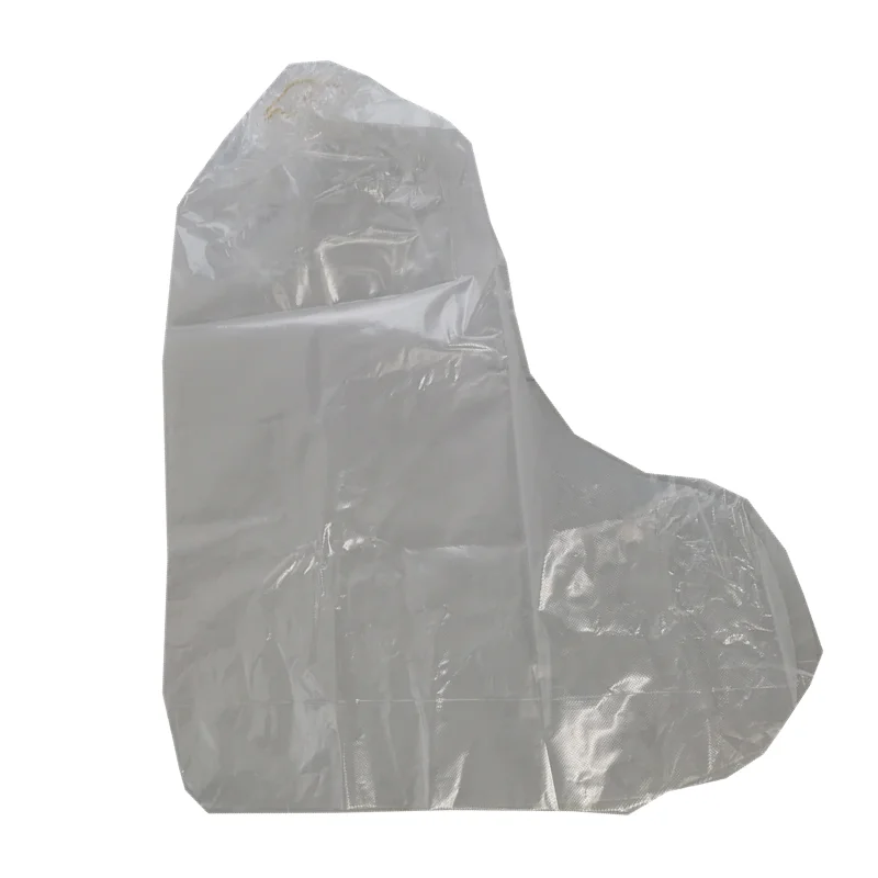 Manufacturers wholesale selling disposable PE anti - slip rain plastic waterproof long boot cover
