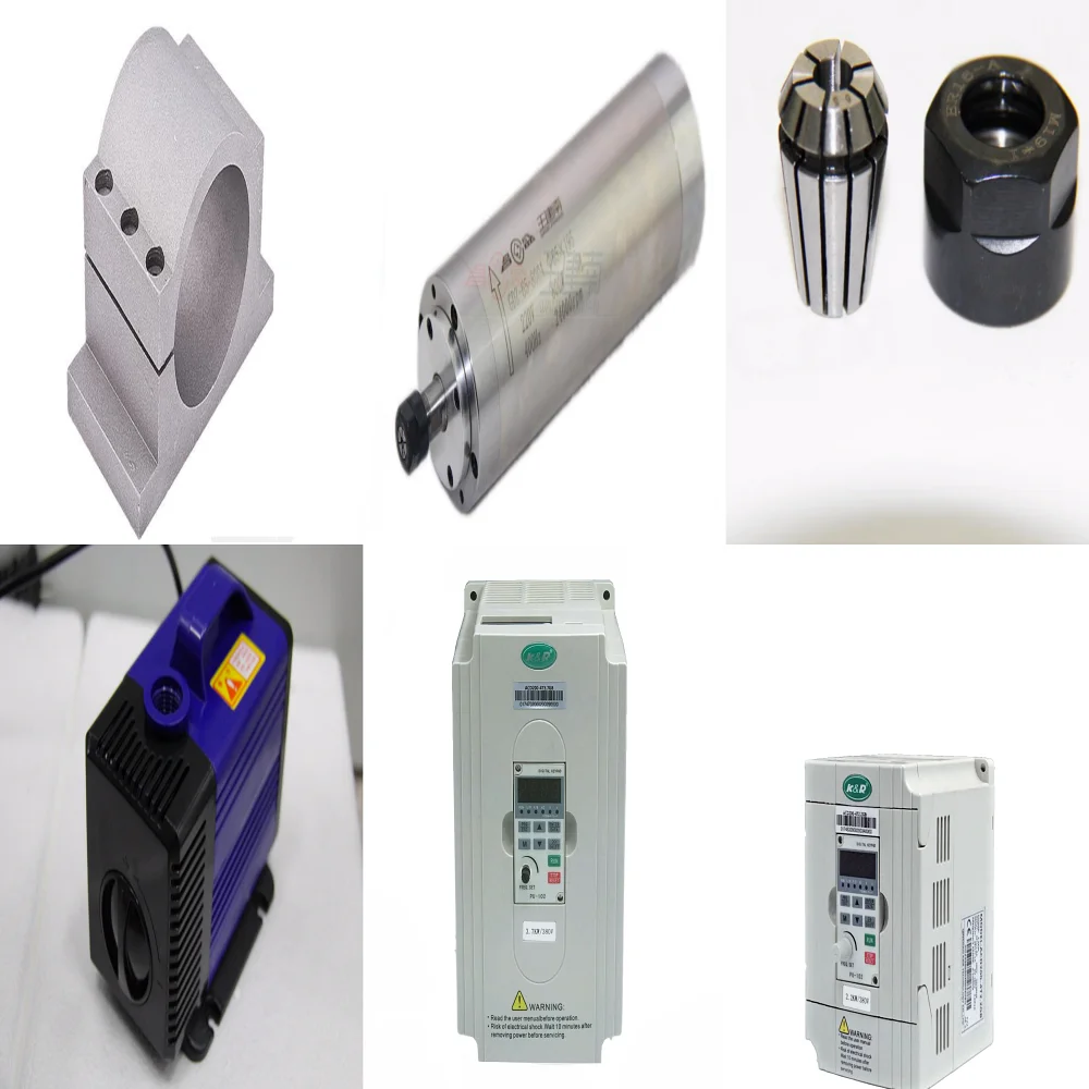 Гравировальный Электродвигатель с водяным охлаждением ЧПУ 5 кВт