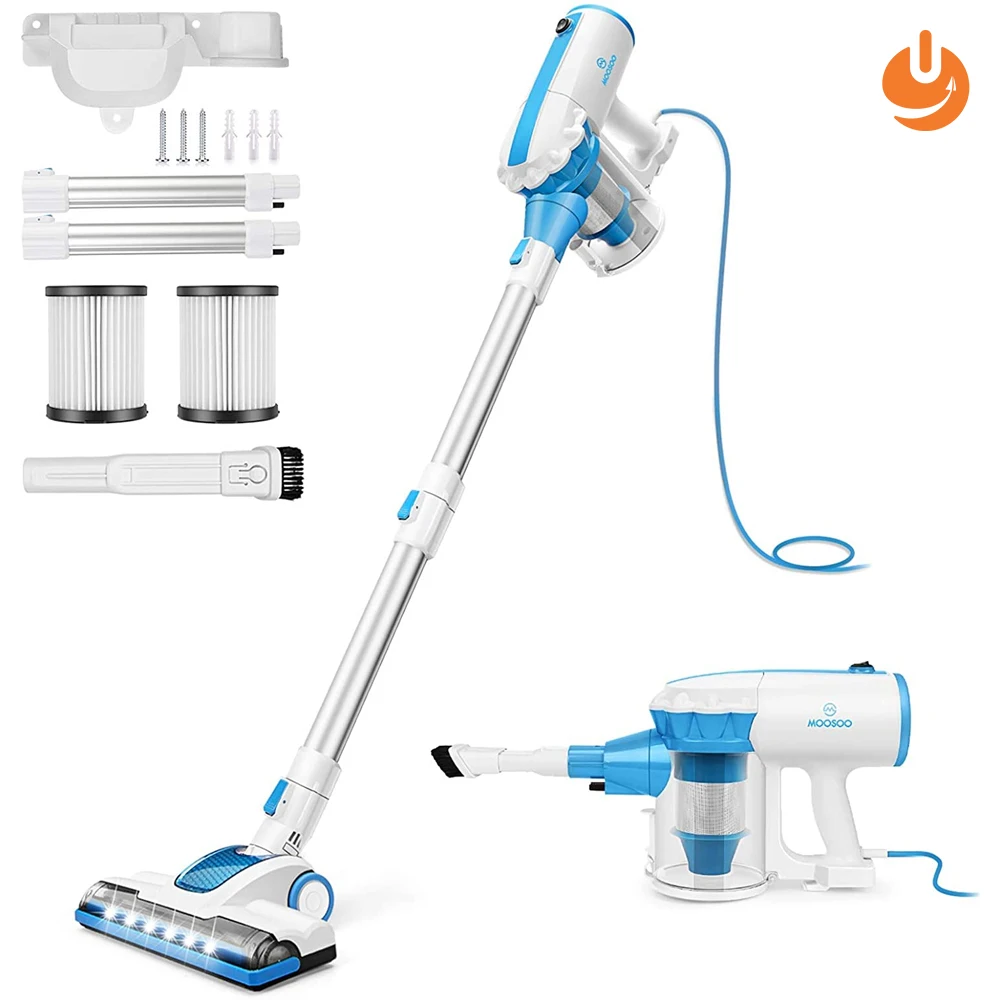 Мощное всасывание 4 в 1, пылесос 17 кПа с емкостью 1,2 л, для пылесоса для деревянного пола, с 2 HEPA D601