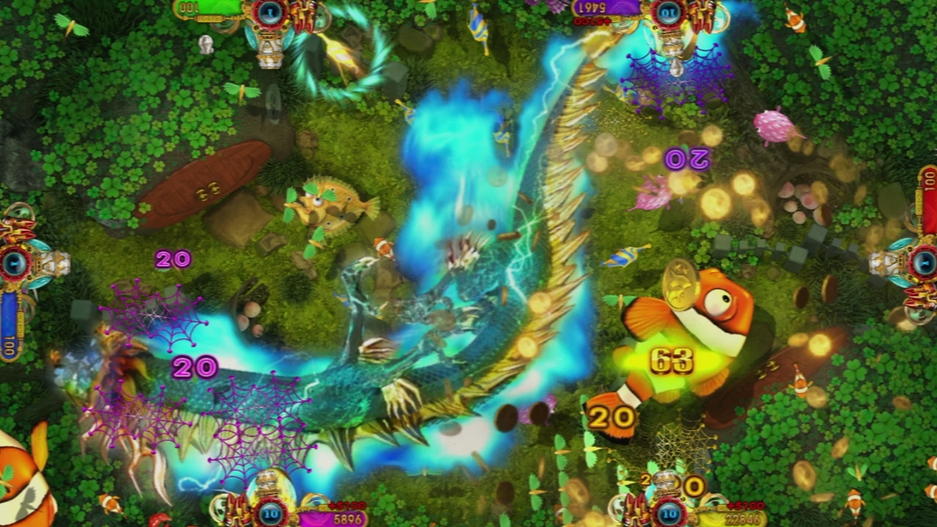 Wholesale Fish Hunter Video Game 10 Player Fishing Golden Legend Plus
