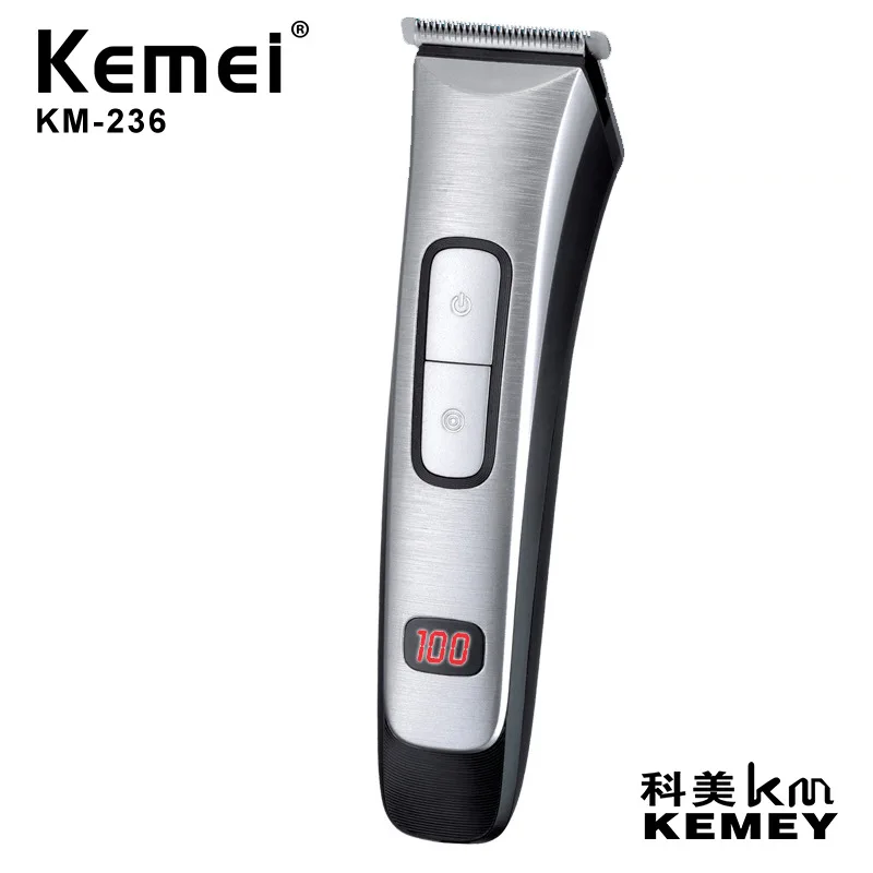 Kemei factory direct KM-236 electric hair clipper wholesale rechargeable razor professional electric hair clipper mixed batch
