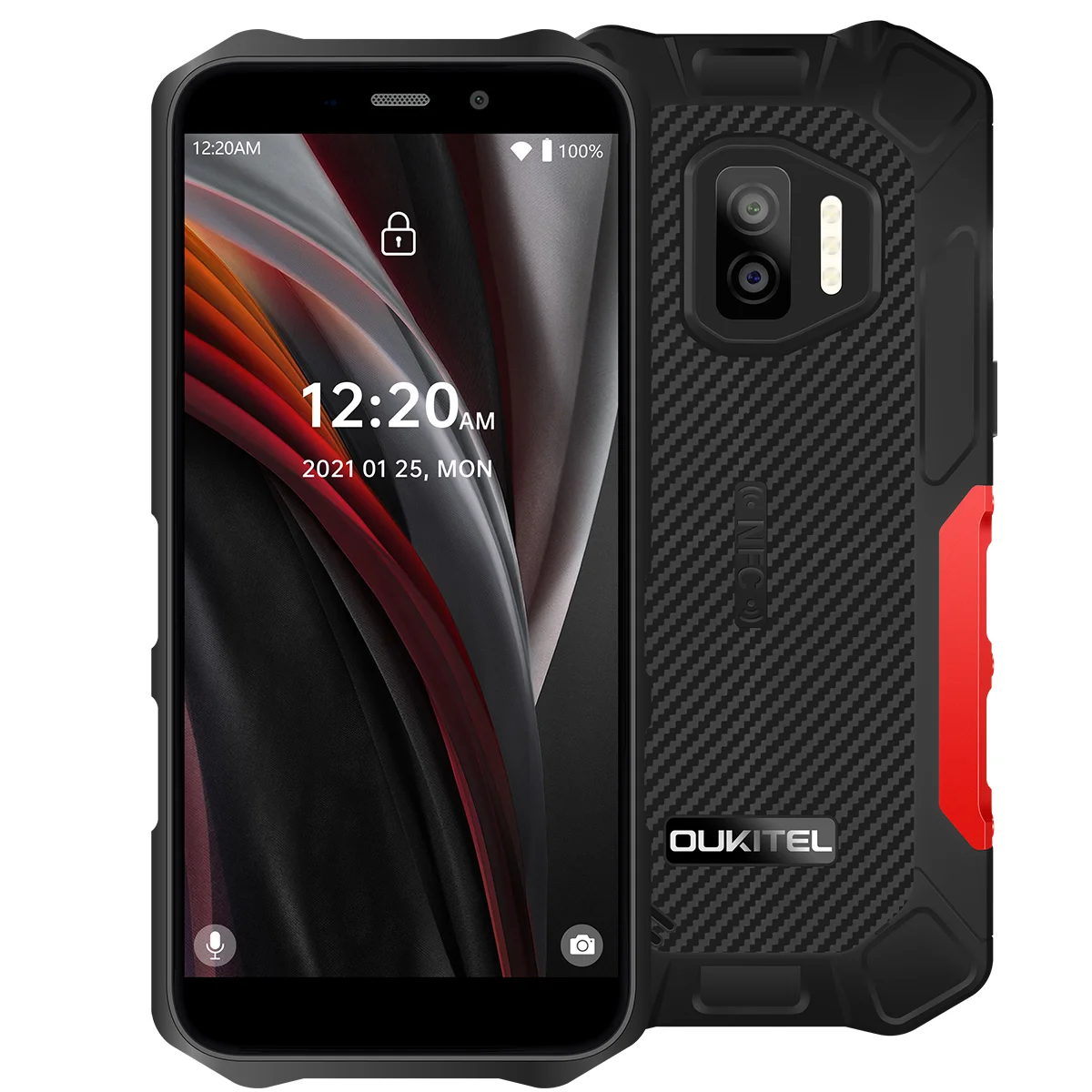 Wholesale Oukitel WP12 Pro SmartPhone 4GB+64GB MTK6762 8-core chip IP68 & IP69 Rugged Cellphone NFC