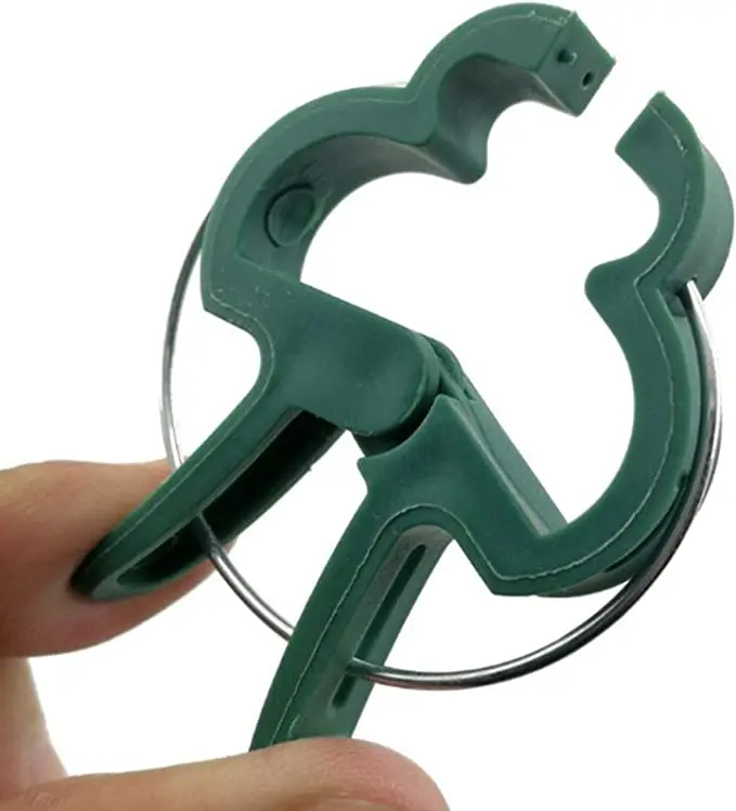 20pcs Plastic Garden Plant Gripper Clip Flower Support Plant Vine Clip For Tomato