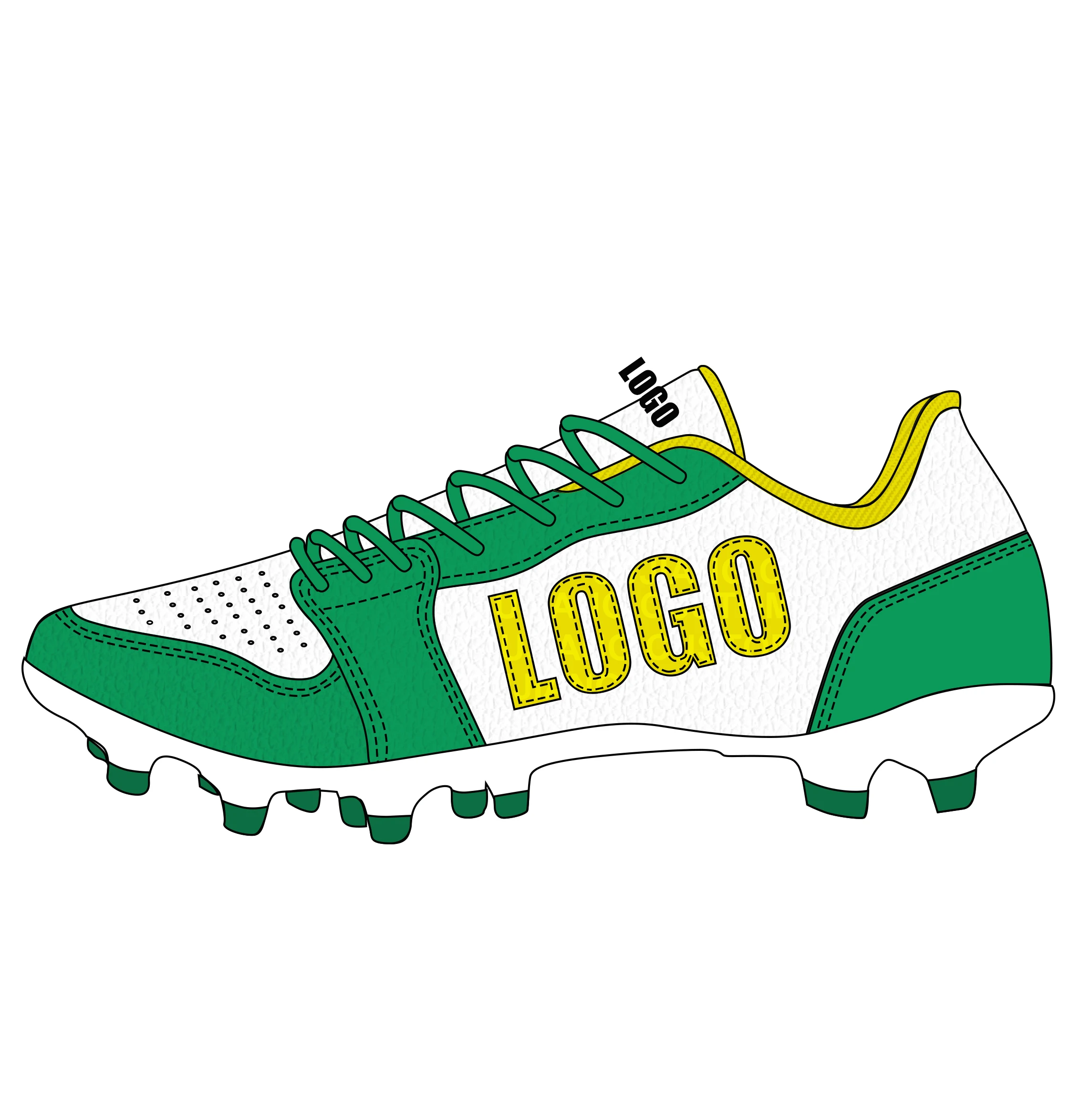 Low MOQ chaussures de football soccer shoes football boots botas futbol american football cleats custom