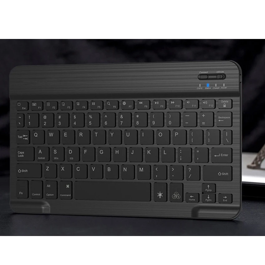 Custom Logo Supplier Slim Chocolate Keys Portable Wireless RGB LED Backlit Gaming Keyboard