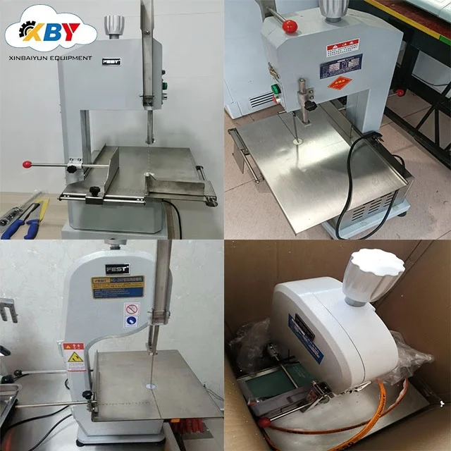 Automatic Bone cutting machine frozen meat sawing use for pig cow chicken fish meat and bone cutting equipment