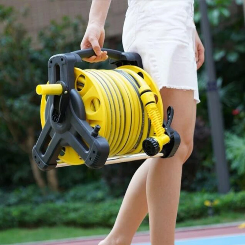 Garden Water Pipe High Pressure Powerful Flower Pattern Hose Nozzle Garden Hose Reel