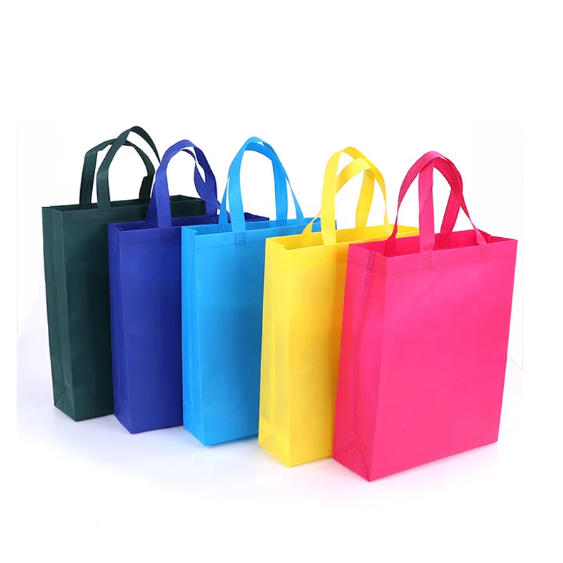 High Quality Custom Printed Non-Woven Tote Bag Eco-Friendly PP Material for Promotions Gifts Handled Promotional Shopping Bag