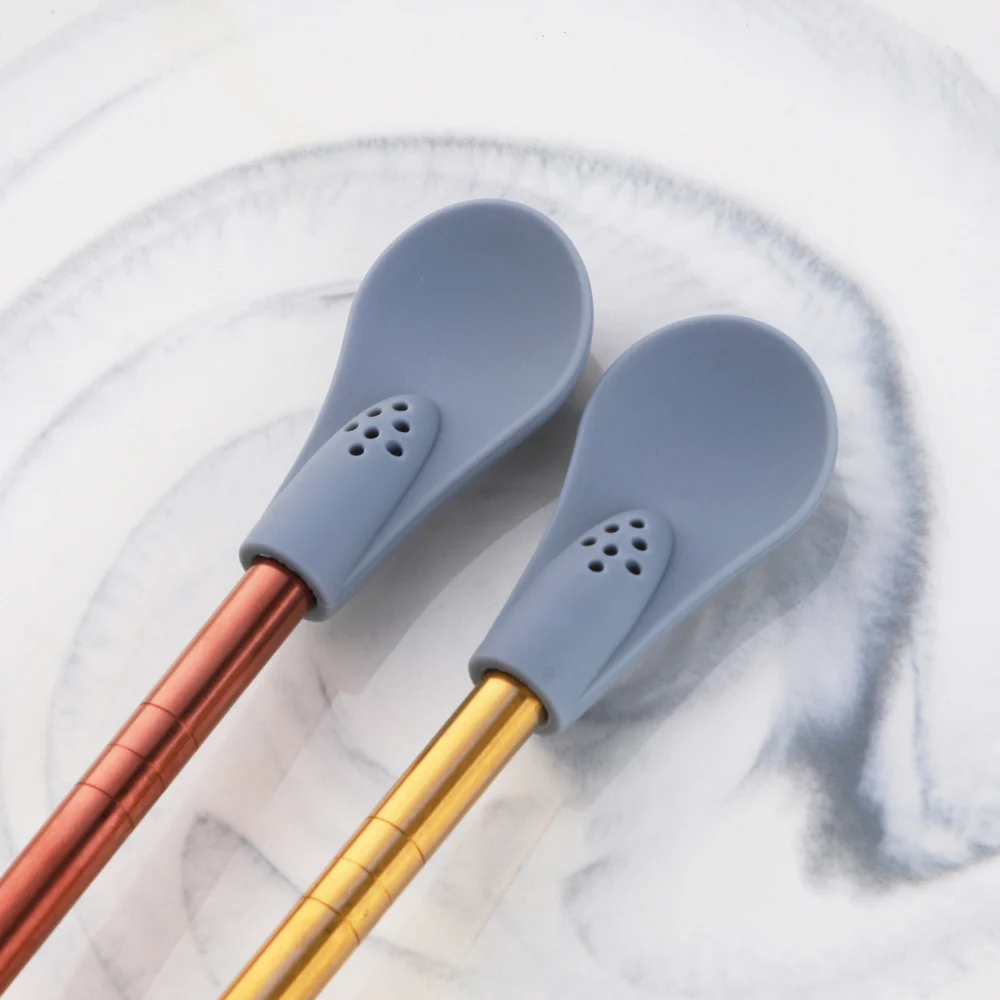 Кофейная водяная многоразовая металлическая съемная фильтровальная ложка из нержавеющей стали соломинки для питья