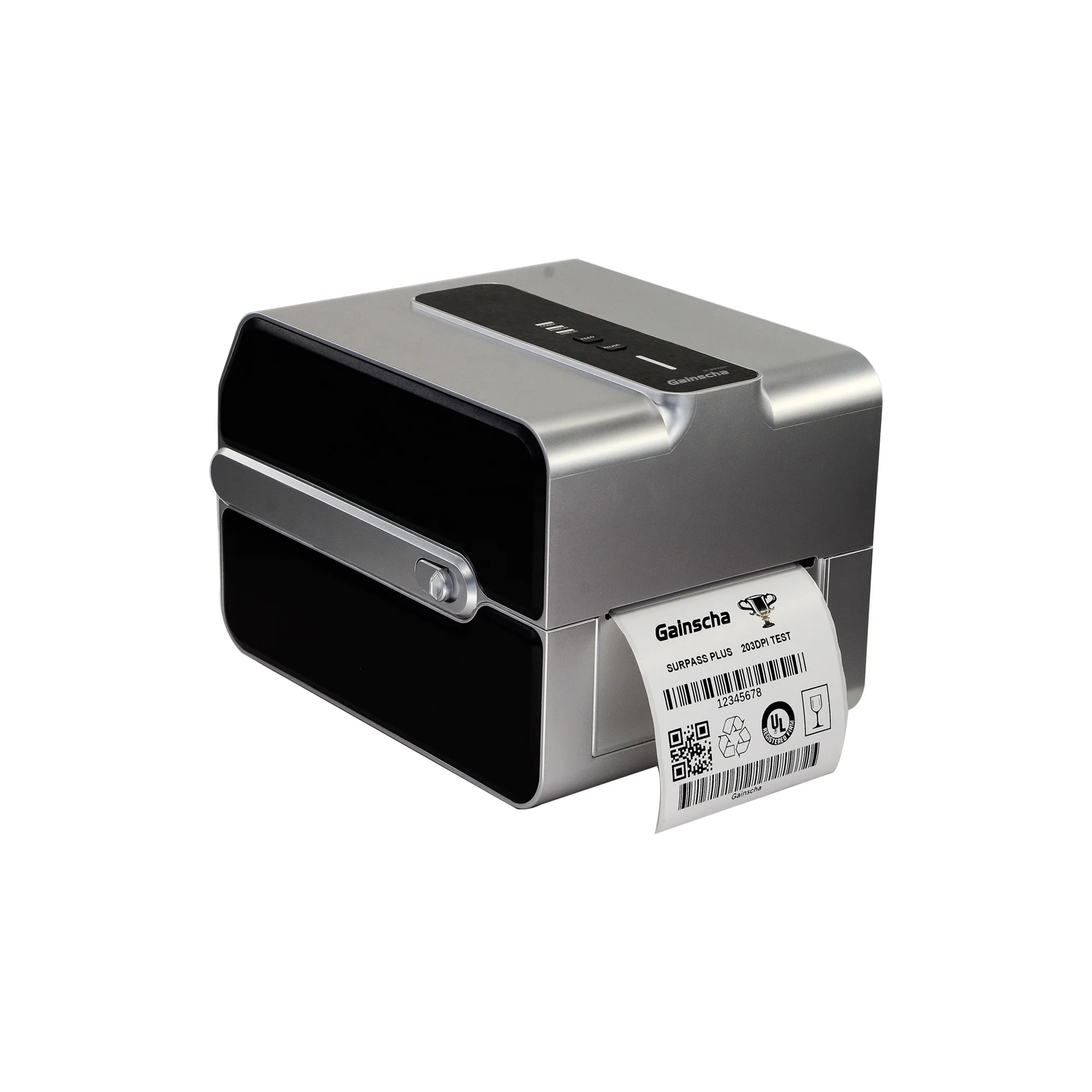 Gainscha GS-2406T PLUS 4 inch thermal transfer barcode printer Bluetooth warehouse barcode printer price tag label printer