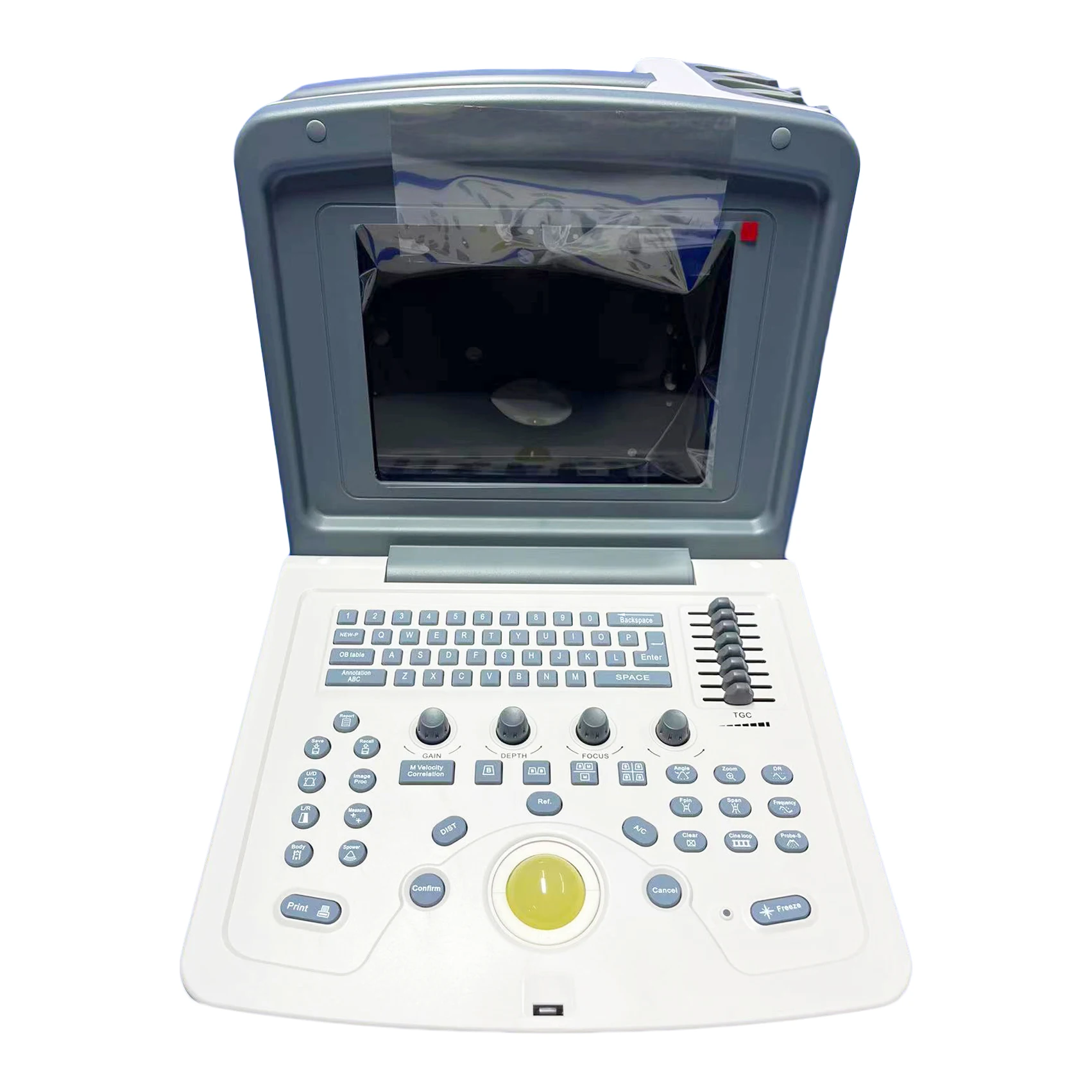 WELLD Medical Machine Portable Veterinary Human Doppler Multi-Frequency Probes Full Digital Ultrasonic Diagnostic System Scanner