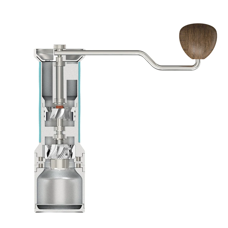 Portable conical 2burrs hand bean manual grinder coffee bean grinder powder making machine home DIY coffee hand coffee grinder