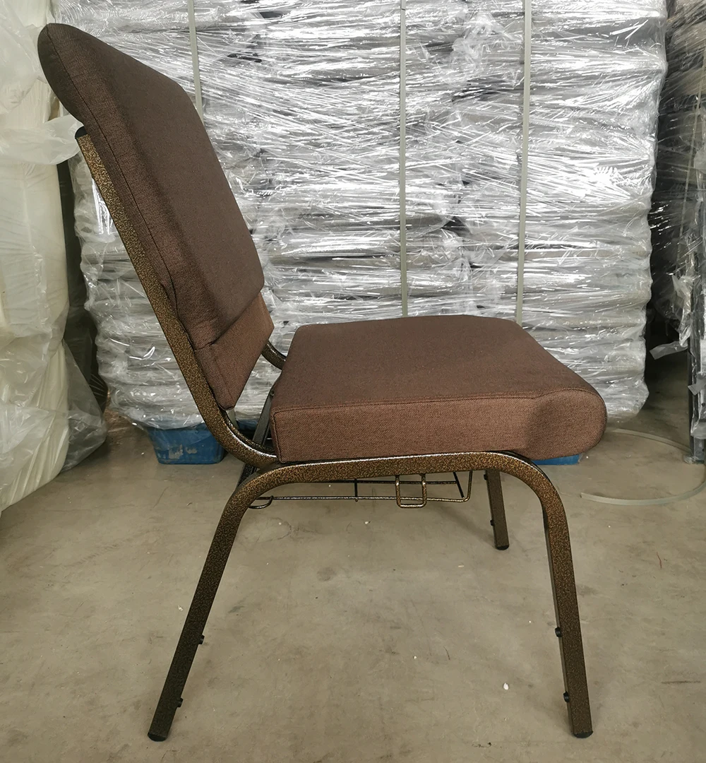 Manufacturer Wholesale Cheap Stacked Theatre Furniture Chair Seats Fabric Auditorium Metal Church Chairs