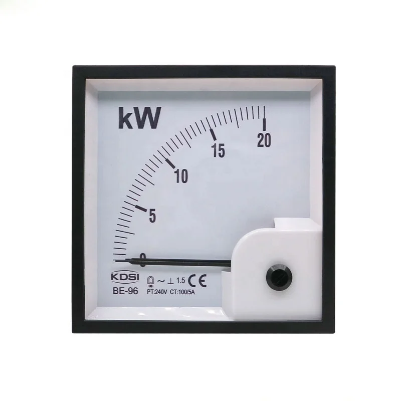 Распродажа, однофазный аналоговый панельный измеритель BE-96 1P 20 кВт 240 в 100/5A
