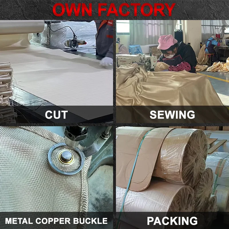 Fire Retardant Fiberglass 4x6 6x6 8x8 ft Welding Blanket for Fireplace BBQ