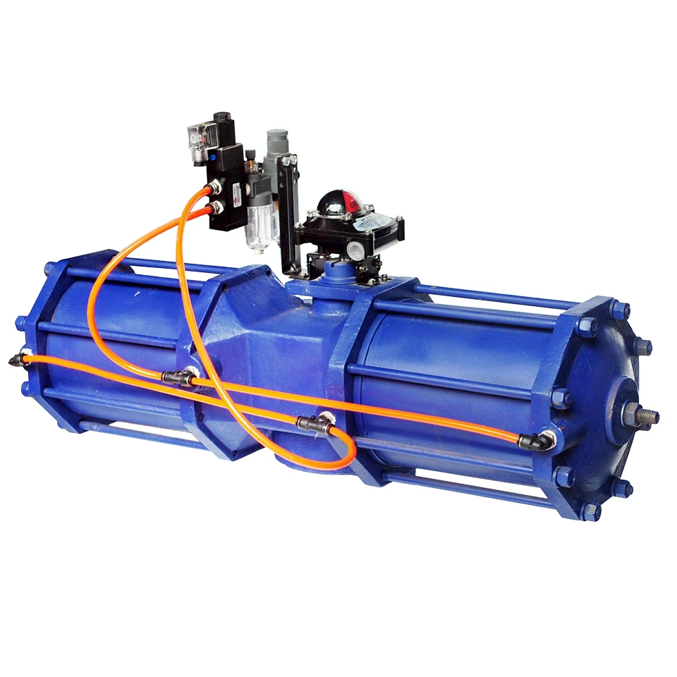 Пневматический двухцилиндровый