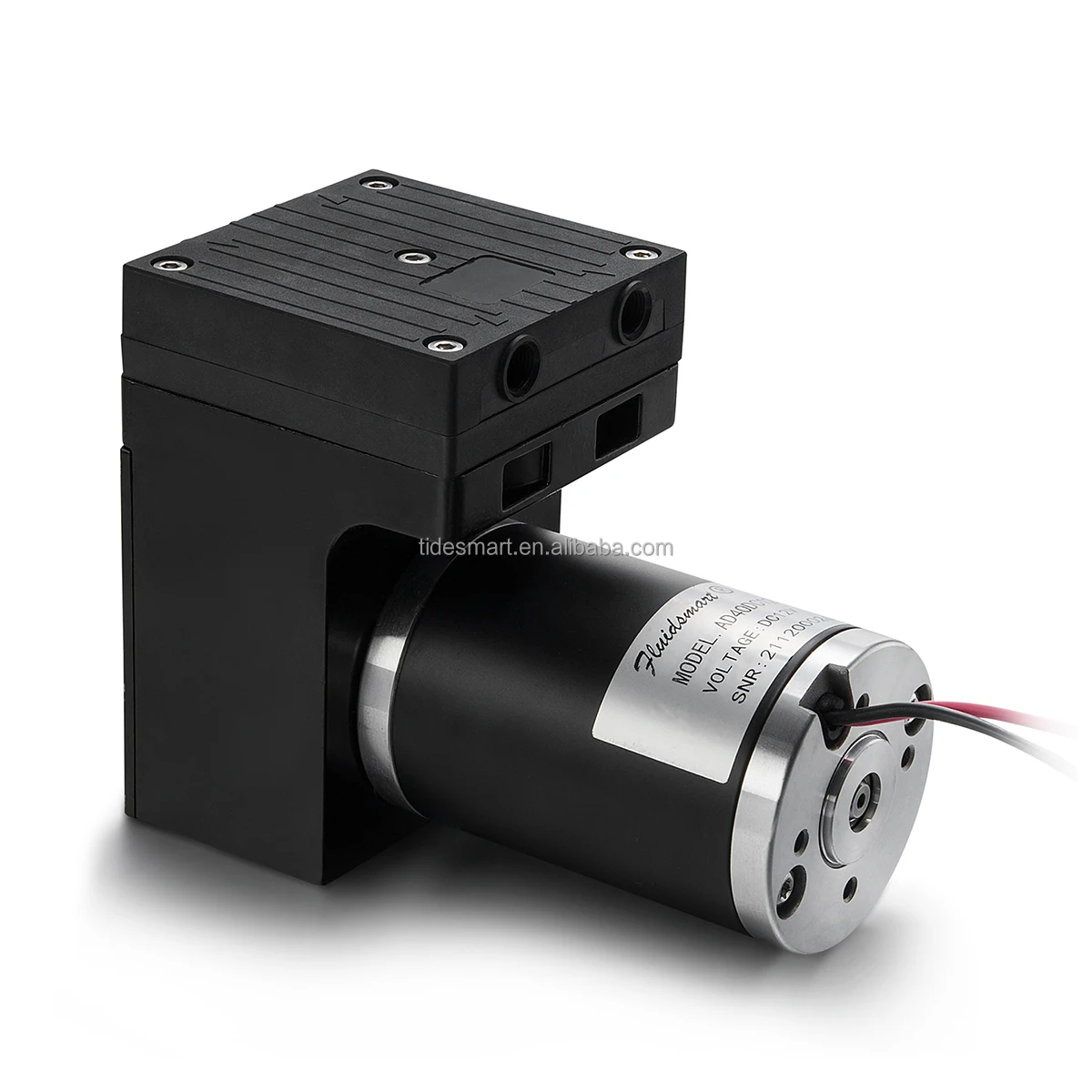 Low Noise Mini Electric Air Pump 40LPM Small Vacuum Pump 24V DC Oil Free Micro Diaphragm Pump for Environmental Protection