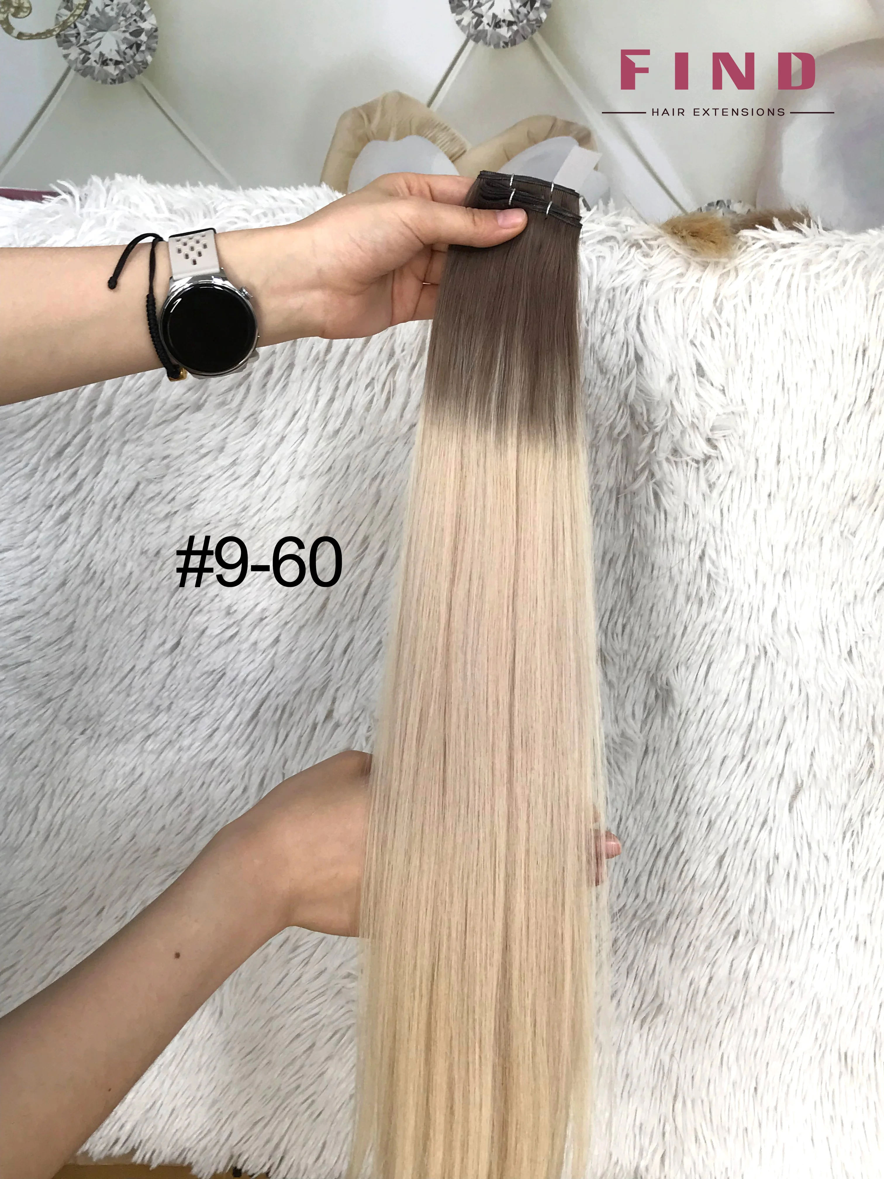 Stock Genius Weft Cuticle Intact Talent Weft  Russian Hair Chinese Hair 18 months Life Span Factory Direct
