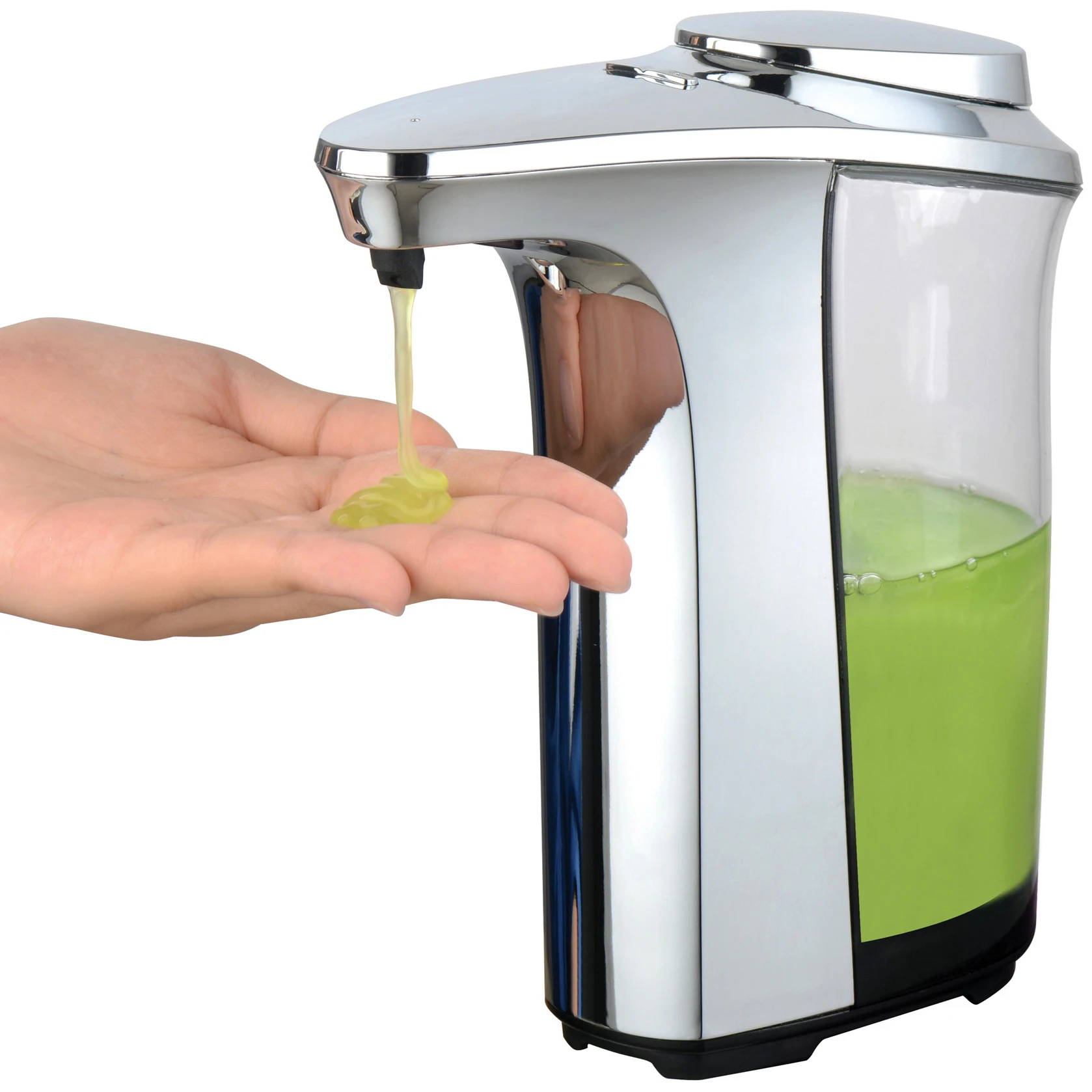 Automatic Soap Dispenser Touchless Thick and Thin Liquid Battery Soap Dispenser, Hand and Dish Soap Dispenser Set for Kitchen