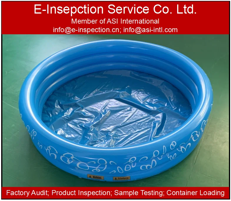 Guangzhou Dongguan Shenzhen Zhejiang Ningbo Yiwu Shanghai Inflatable Pool Product inspection FBA full final inspection service