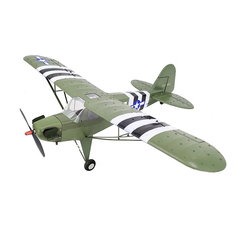 RTS COOLBANK Piper J3 Cub 1/16 истребитель с дистанционным управлением самолет 2 4 г 4CH бесщеточные летающие игрушки радиоуправляемый модель самолета подарки