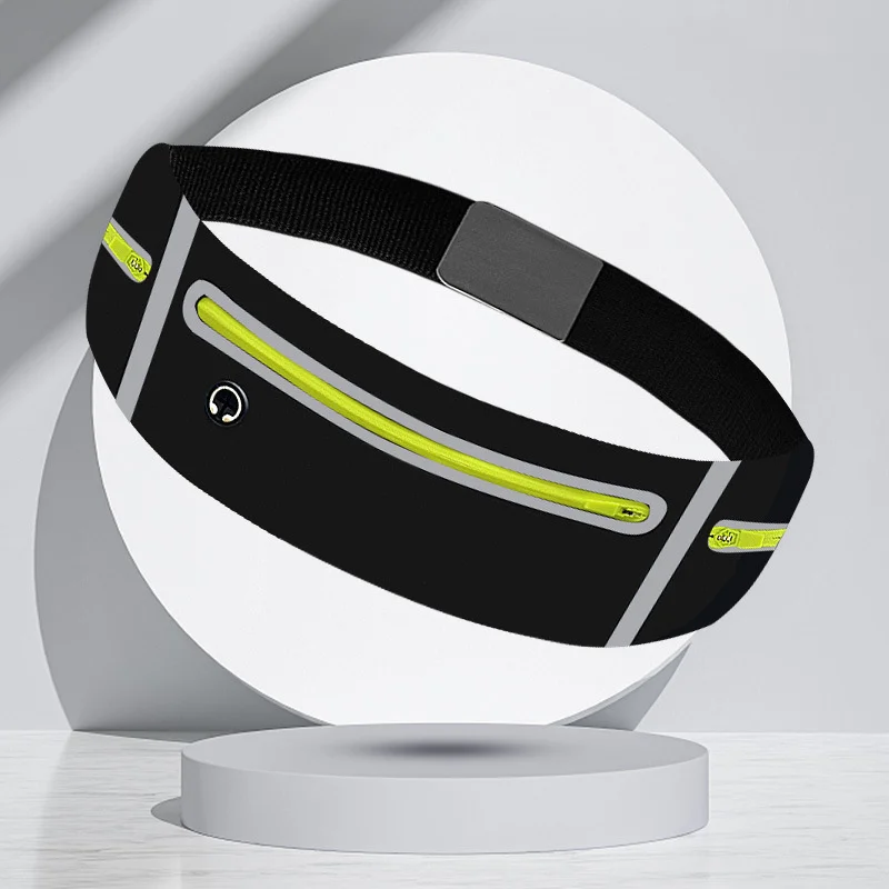 Sports Running Waist Pack Marathon Fitness Waist Pack Ultrathin Belt Multifunctional Waterproof Cell Phone Bike Waist Bag
