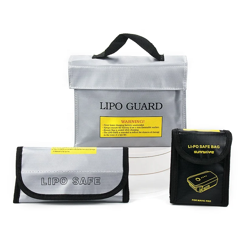 
Custom Waterproof Explosion Proof Safety Guard Charge Set Pouch Fireproof Lipo Battery Bag 