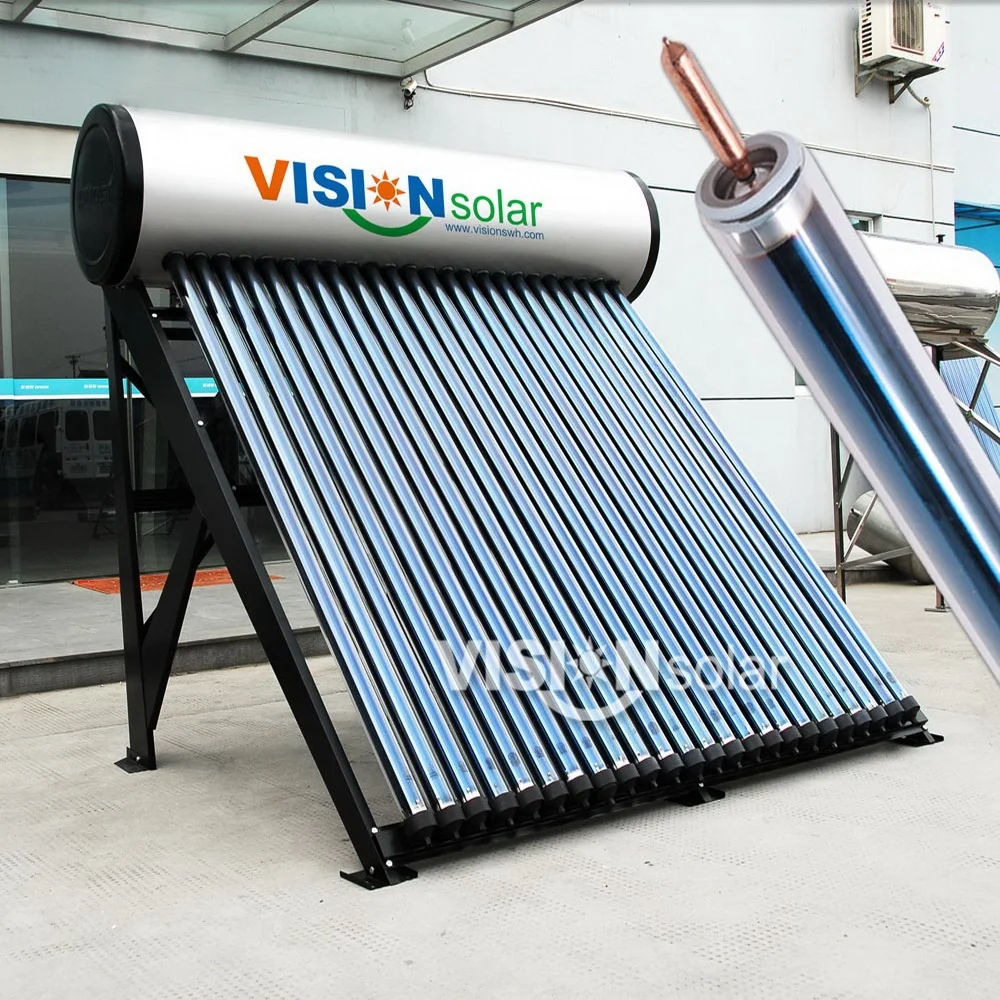 Герметичная тепловая труба система солнечного отопления воды внутренний резервуар из нержавеющей стали