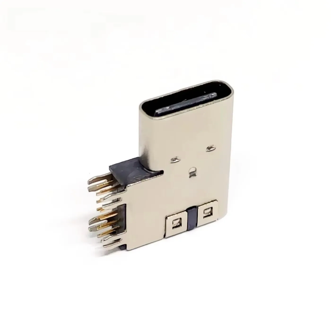 USB-разъем Type-C 14P с боковым гнездом 90 градусов вертикальный разъем для быстрой зарядки