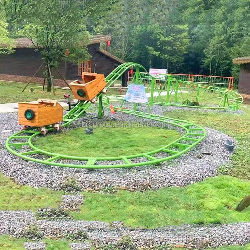 Amusement park rides equipment outdoor factory wholesale electric mini roller coaster amusement park roller coaster