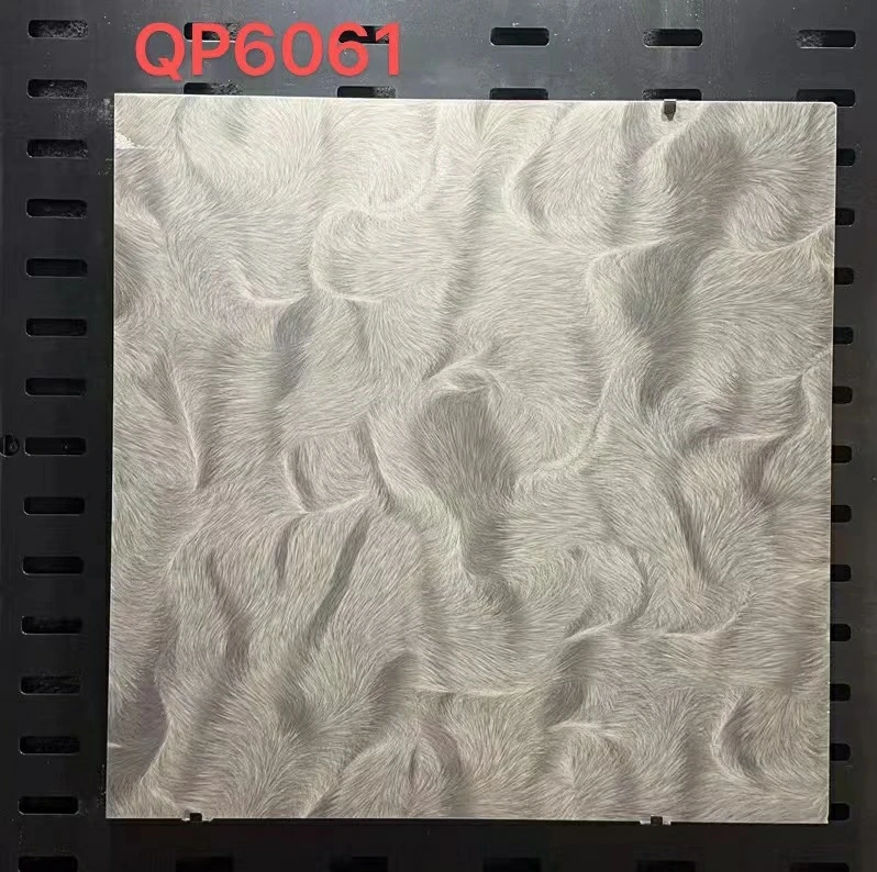 Новая плитка для гостиной пола 600x600 Нескользящая Глянцевая Фарфоровая коричневая глазурованная мраморная керамическая Внутренняя