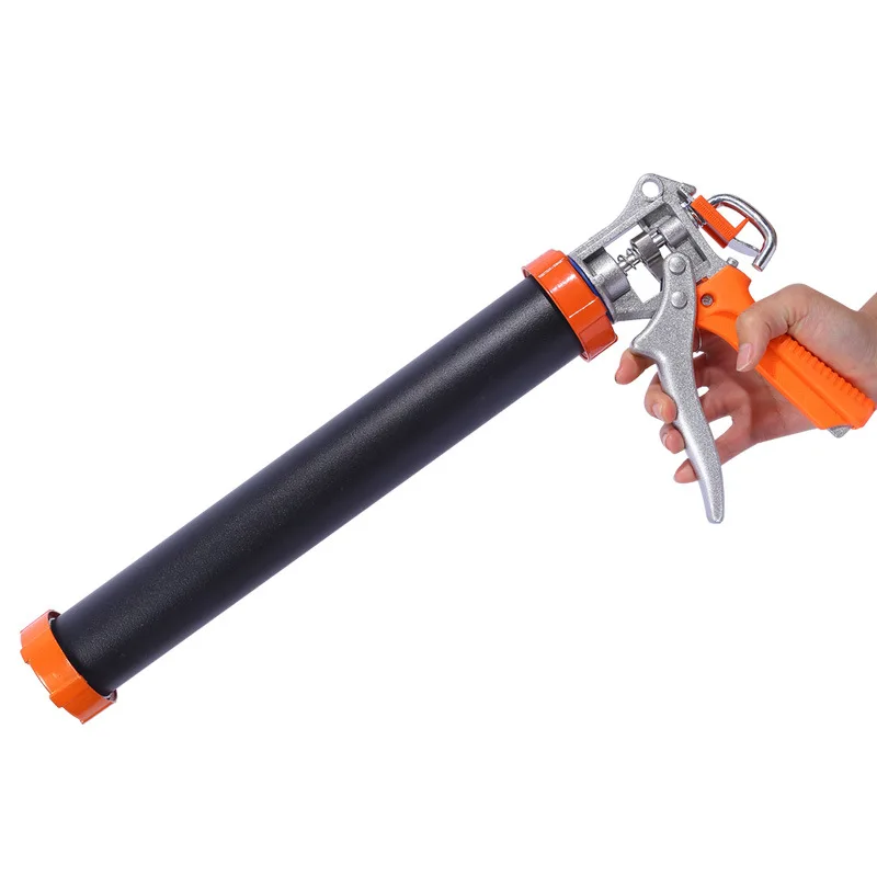 2023 Deheman Industrial 590ML Glass Ware Installation Sealant Glue Gun Soft Glue Gun