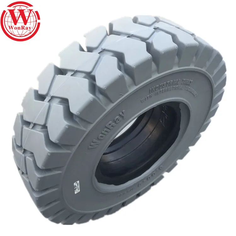 best-in-class forklift spare parts solid (resilient) forklift tyre 600-9-4 for nissan k25