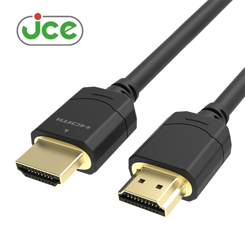 
jce Certified Ultra High Speed Cable HDMI Male to HDMI Male UHD 8K 3D 2160P 1M up to 3M for Computer TV Monitor HDMI Cable 