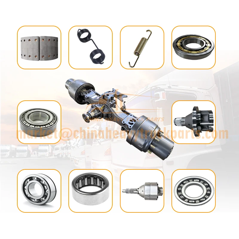 HOWO Truck HC 16 Front/Middle/Rear Axle Accessories 2nd Rear Axle Drive WG9231320913 Pinion and Crown Wheel