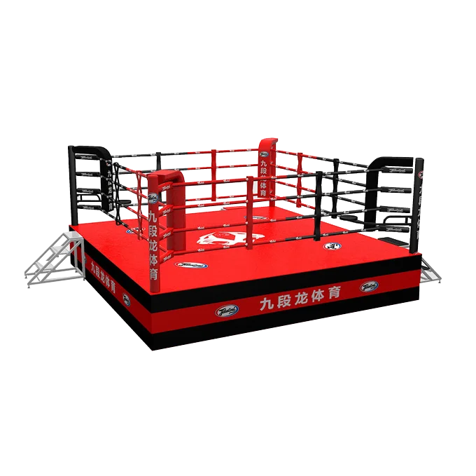 Joybox Training 4M*4M Competitive Fighting De Boxe Occasion Used For Sale Canvas Pro Wrestling Portable Boxing Ring
