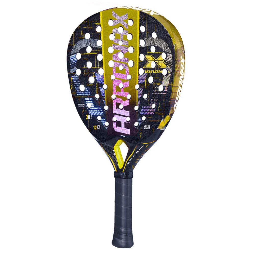 ARRONAX Top Ranked Quality Factory Wholesale Custom Your Own Brand Carbon Fiber Padel Racket Tennis Paddle Racket OEM