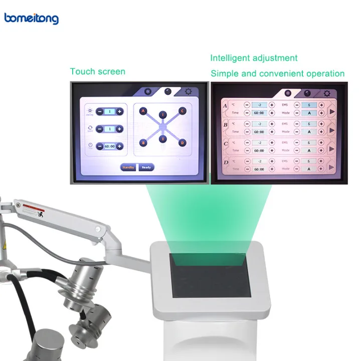 Body slimming fat removal 160mw 6 en 1 cryo cold 6d lipo laser light green ems lipolysis profesional slimming machine lipolaser