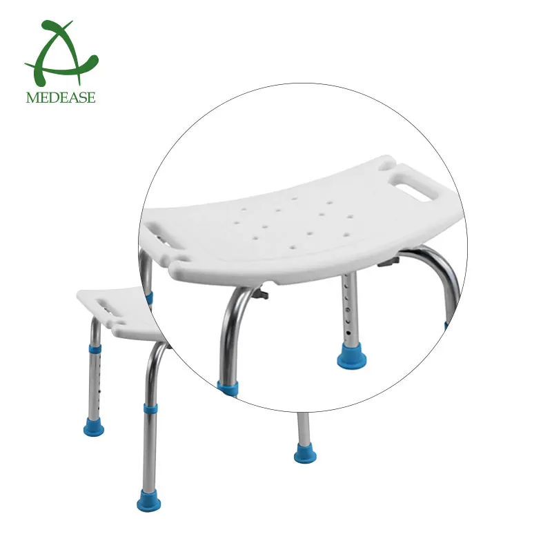 MEDEASE No Back Used In Bathroom Orthogon Type Height Adjustment Bath Chair