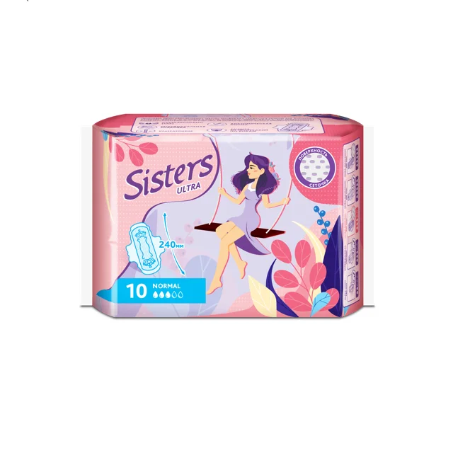 MEGASOFT Ultrathin hygiene products women pads feminine sanitary napkin for day ues 240mm