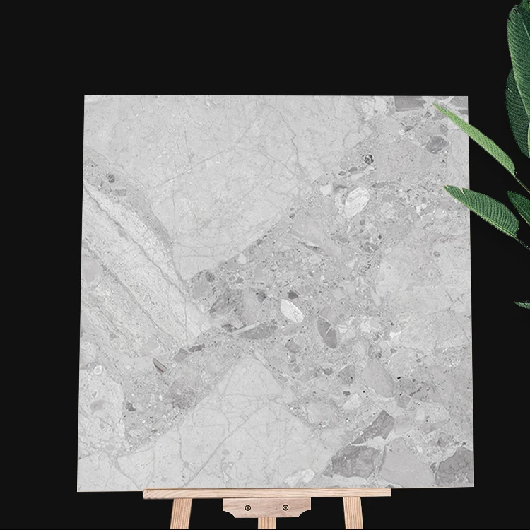 600*600 Full Body Non Slip Grey Porcelain Floor Rustic Concrete Paving Outdoor Tiles For Garden