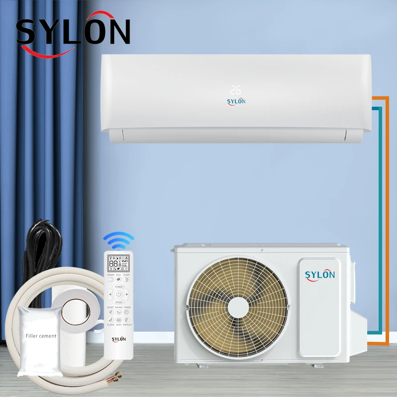 12000Btu 3.0kw Split Air Conditioning 220V 50Hz T1 Cooling And Heating Air Conditioner With Inverter Ac