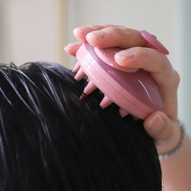 Hair Scalp Massager Shampoo Brush, Soft Silicone Scalp Brush Hair Scrubber
