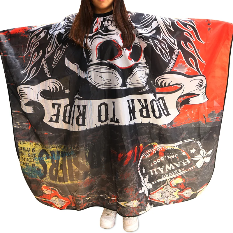 Hairdressing Cloth Pattern Cutting Hair Waterproof Cloth Salon Barber Cape Professional Hair Stylist Retro Hairdressing Tool