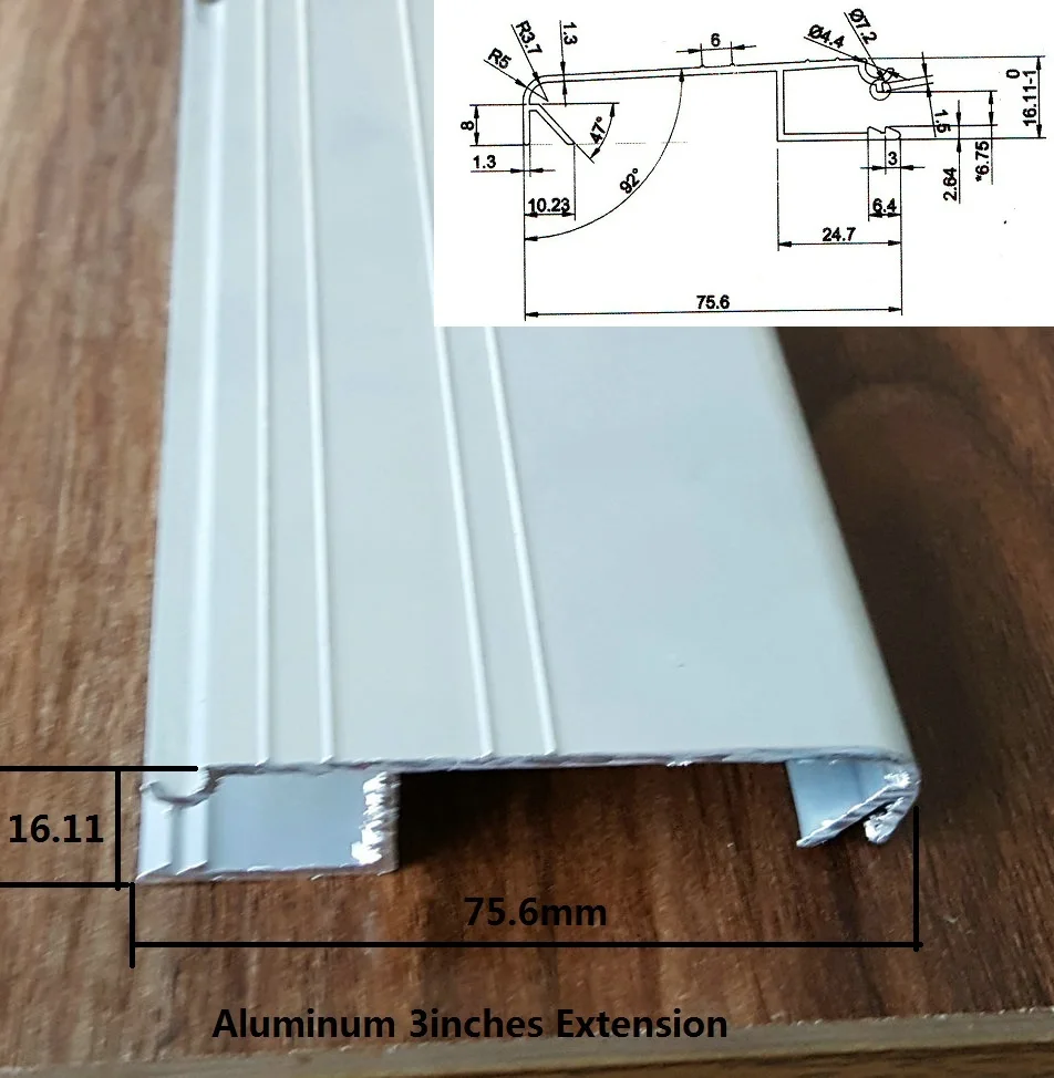 American standard exterior WPC PVC aluminum  doorsill