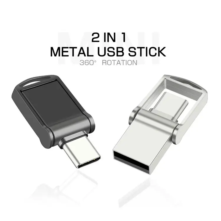 USB Flash Drive 2.0 USB C OTG Pendrive 16GB 128 64 32 GB For Xiaomi Redmi5 For S9 Plus Note 9 Memory Stick Pen Drive