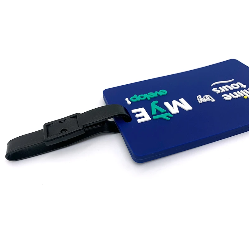 Custom Travel Luggage Tags Silicone Luggage Tag With Name Id Card Suitcase Labels Travel Id Card Holder Colorful Secure Travel