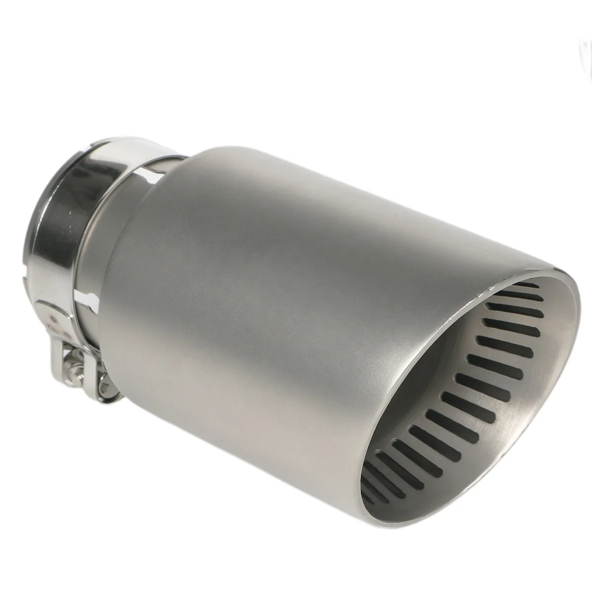 matte 304 stainless steel exhaust nozzle for automotive exhaust pipe decoration for  VW Golf 6 Golf 7