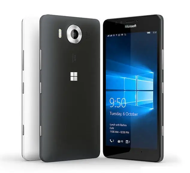 used android Original mobile phones for Nokia 950 5.2 inch Quad Core LTE 32GB ROM 20.0MP mobile phones low price